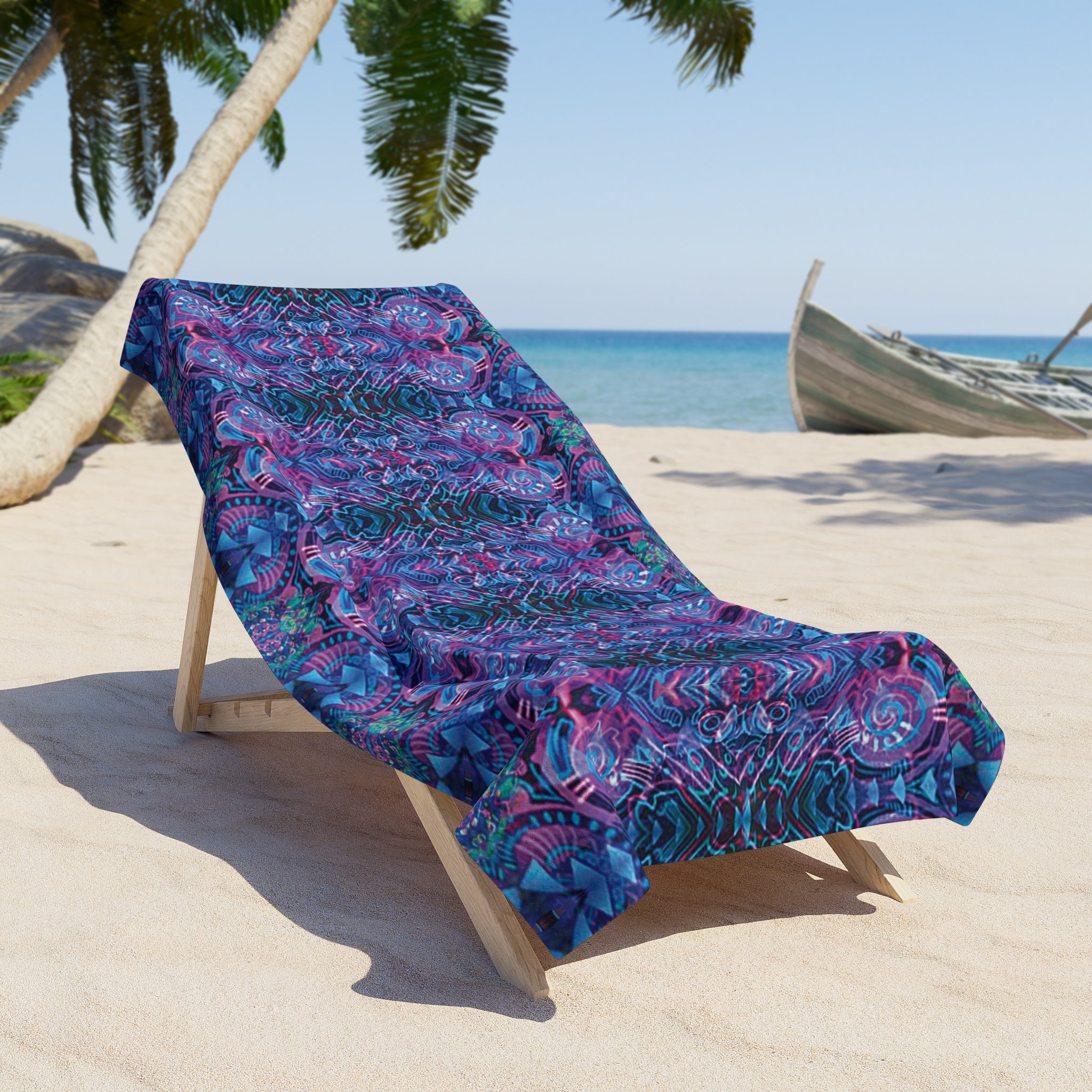 Jumbie Art Beach Towel - Padma v1 TEST
