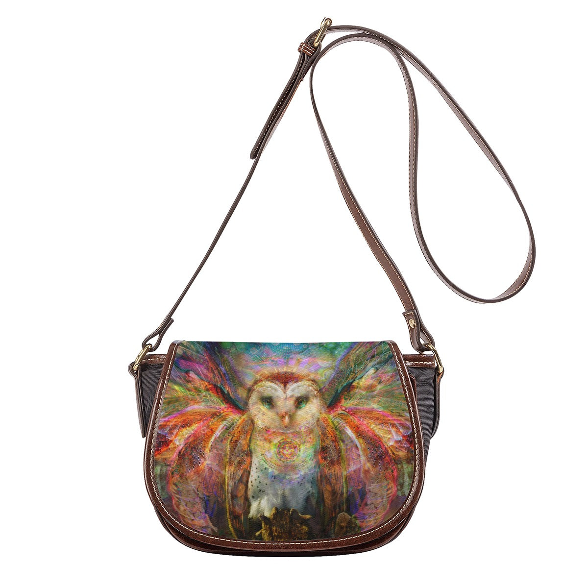 Jumbie Tambourin Bag w/ Strap - Owl