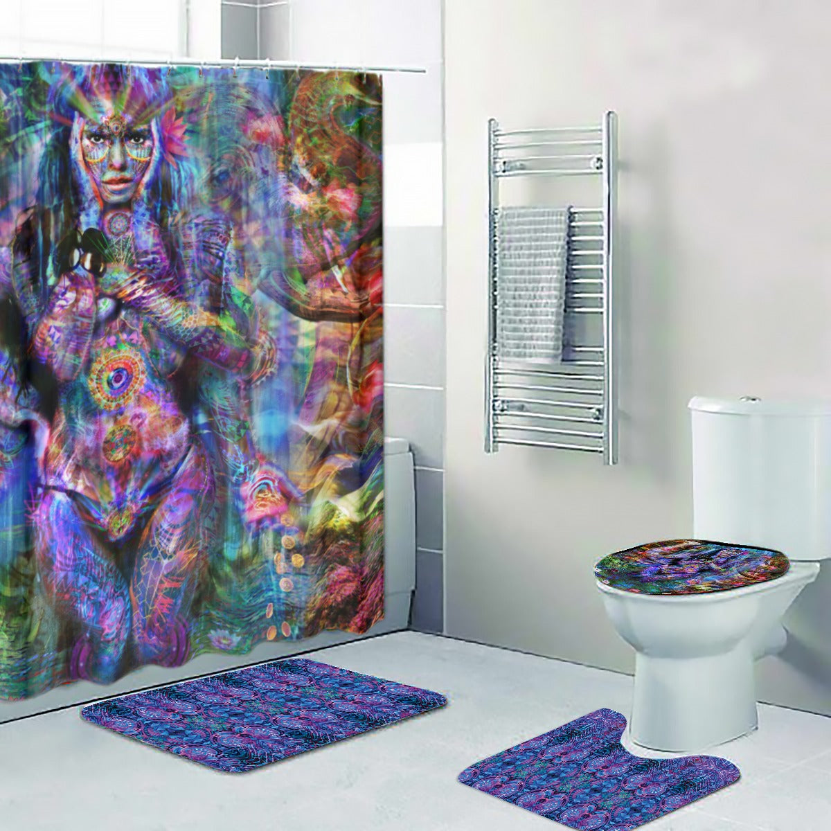 Jumbie Four-piece Bathroom Set - Padma