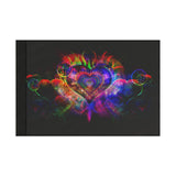 Jumbie Love Flag Single Sided Heart v1