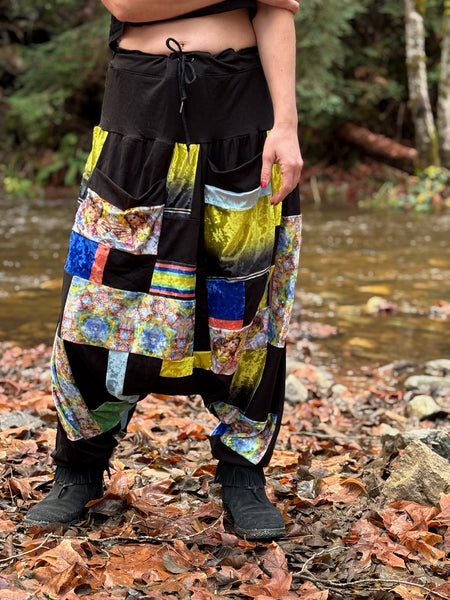Bamboo & Velvet Jumbie Djinni - Harem Pants : AIR – Jumbie Art