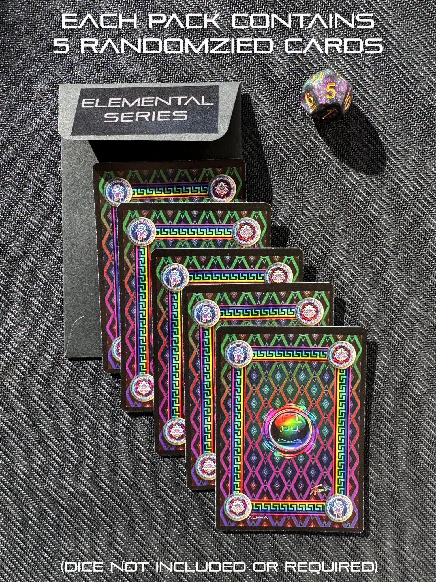 Elemental Trading Cards Pack