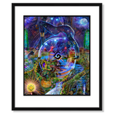 Dance of Nut and Geb Framed Art Print 20x24"