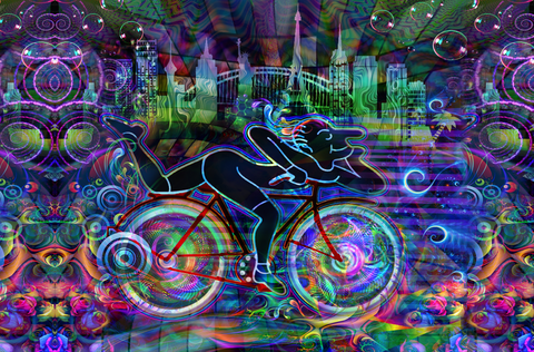 Bicycle Day Art Print