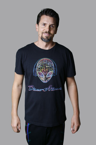 T-Shirt Disco Alien Mens