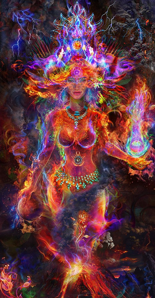 Fire Goddess Towel