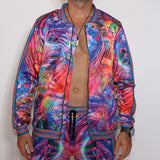 Abstract Bomber Jacket