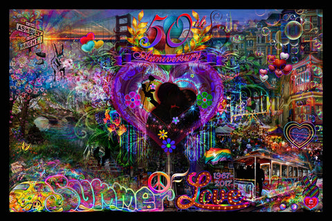 Summer of Love 50th Anniversary Tapestry