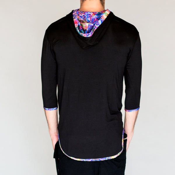 Men's Eclipse Hooded Shirt - Abstract