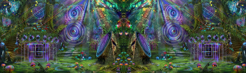 Sound Garden Butterfly Tapestry