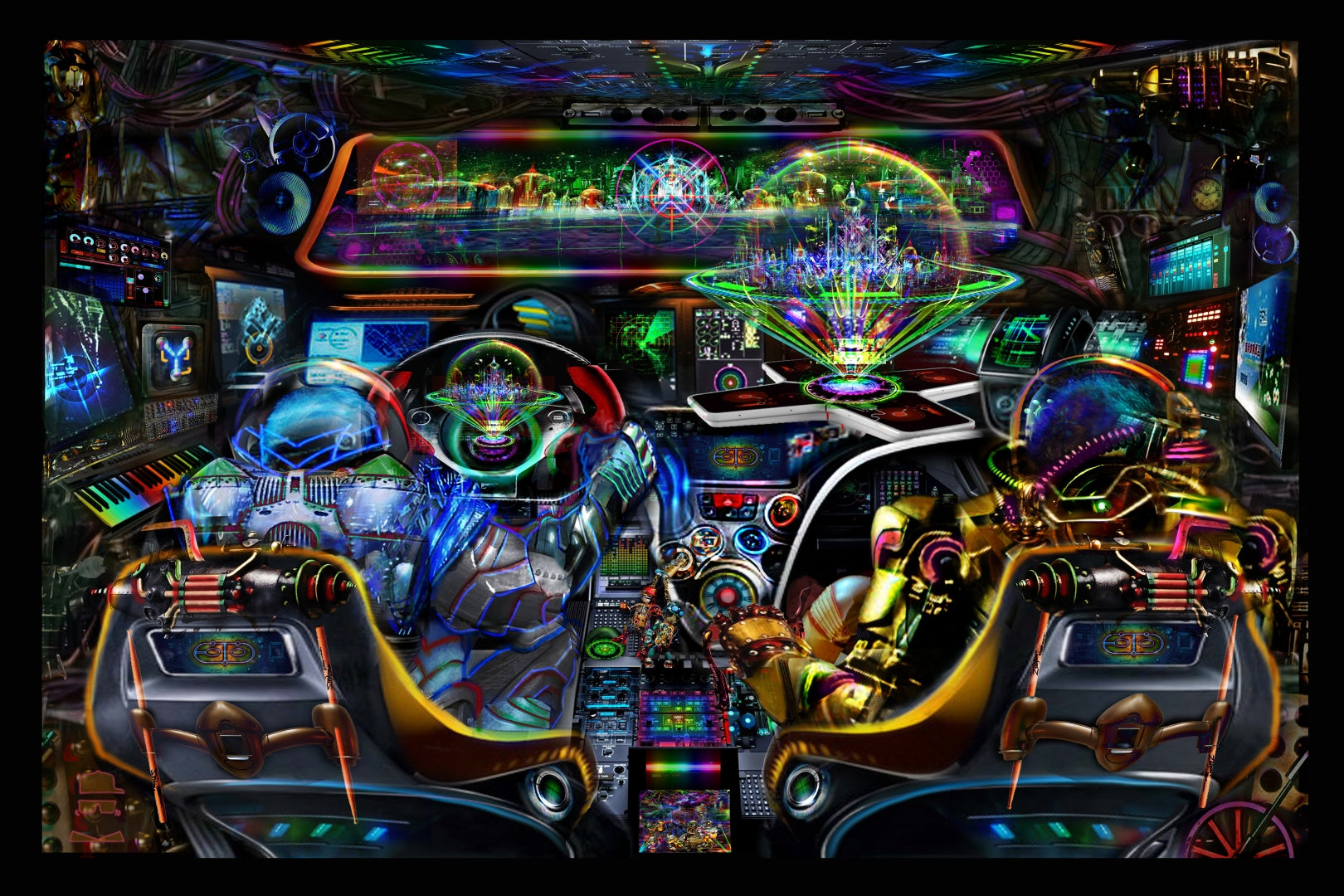 Spaceship Matrix Portal
