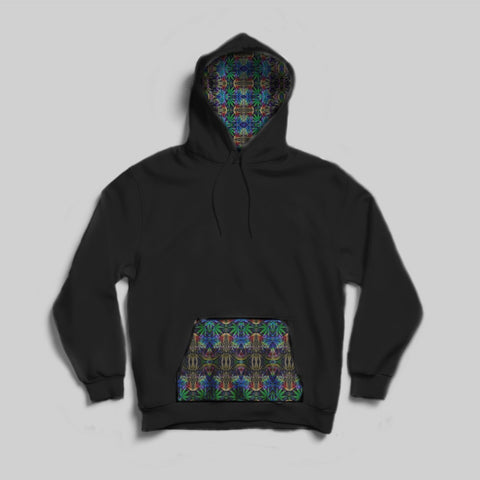 Sweet Leaf Unisex Pull Over Hoodie - Color Pocket