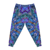 Celestial Vibes Athletic Joggers - Colorful Cosmic Design for Gym and Lounge
