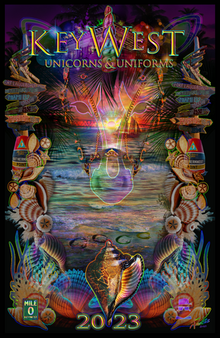 Key West Poster Double Sided Limited Edition