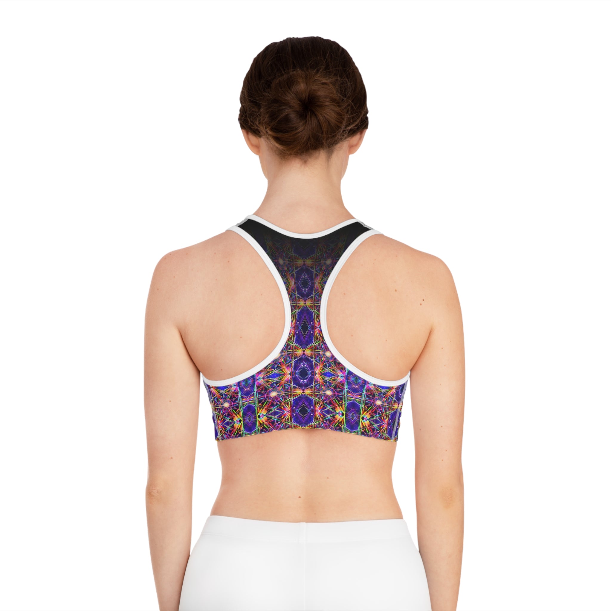 Metatron Cube REPEAT sports bra Sports Bra for Active Lifestyle