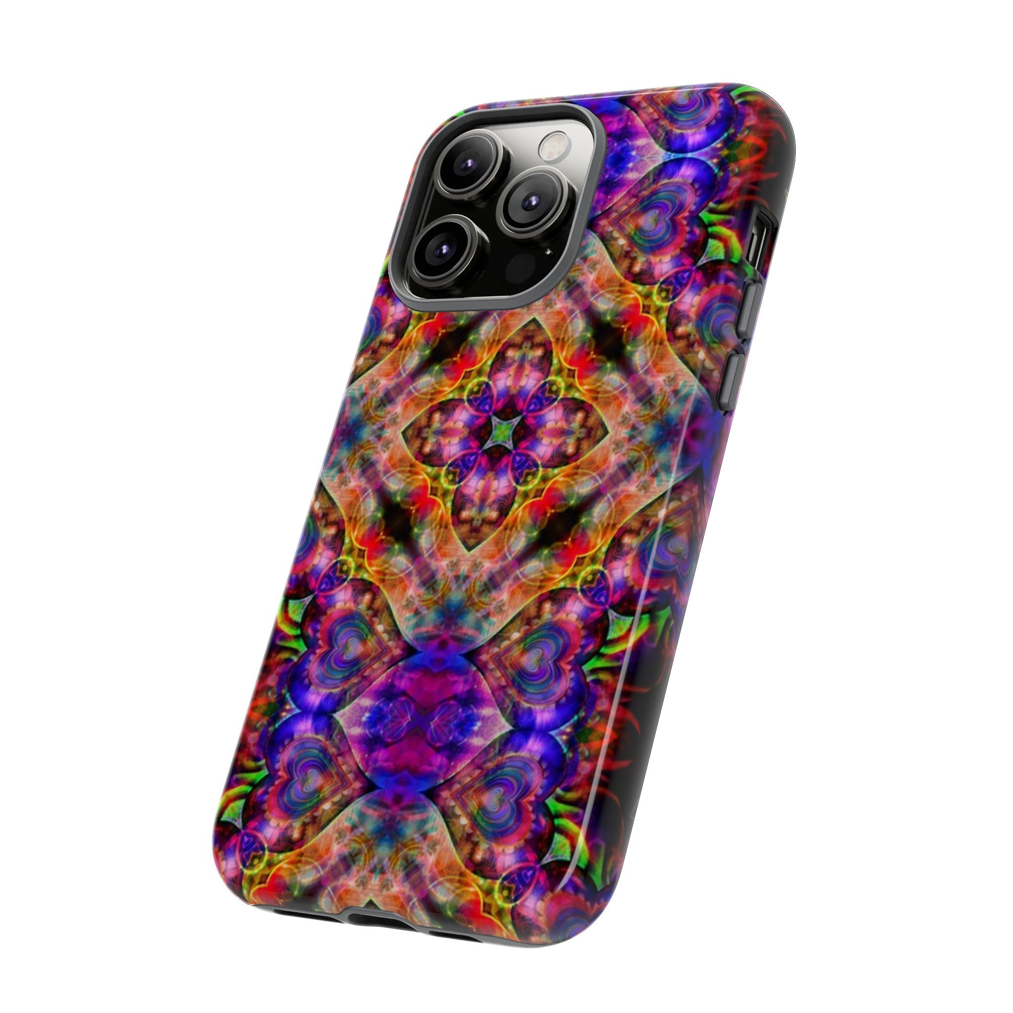 Jumbie Love Tough Phone Case Repeatable Heart v1