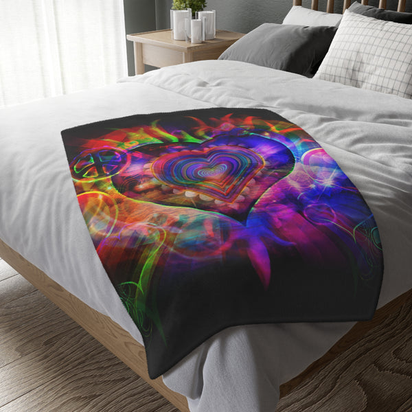 Jumbie Love - Velveteen Microfiber Blanket Two-sided print!