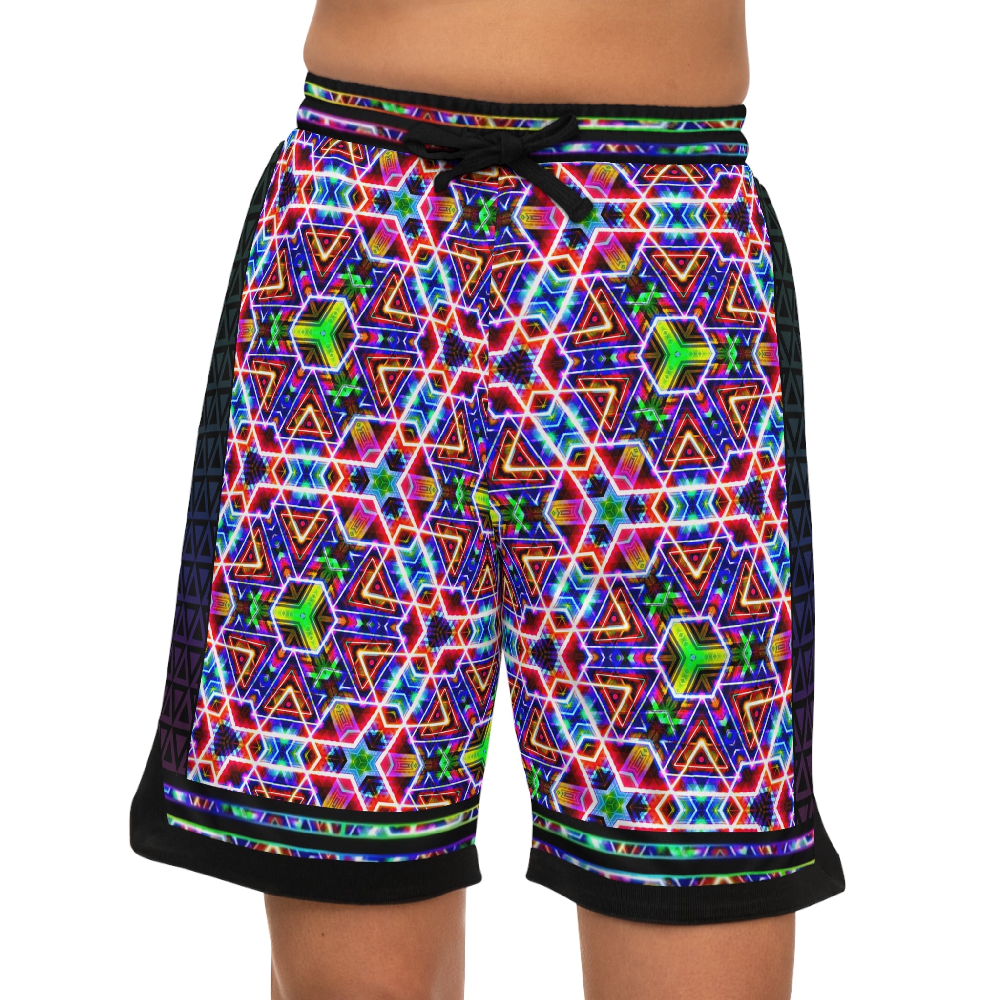 Sri Yantra Basketball Rib Shorts (AOP)