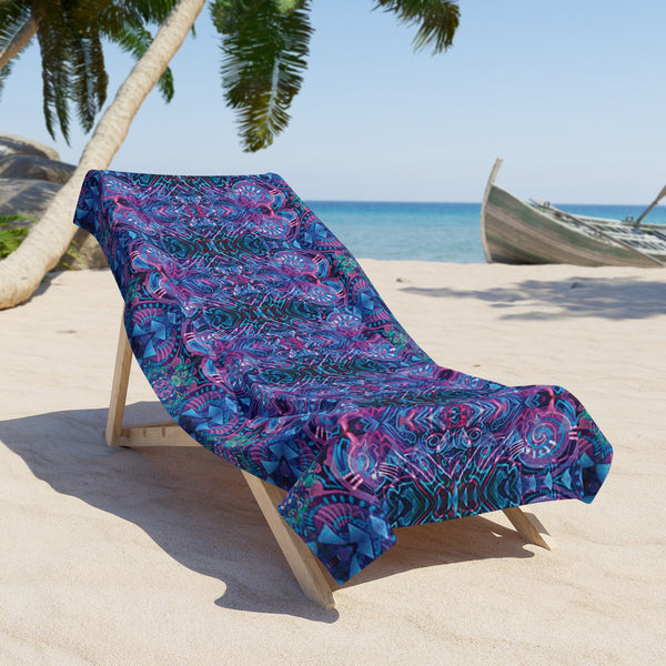 Jumbie Art Beach Towel - Padma v1 TEST