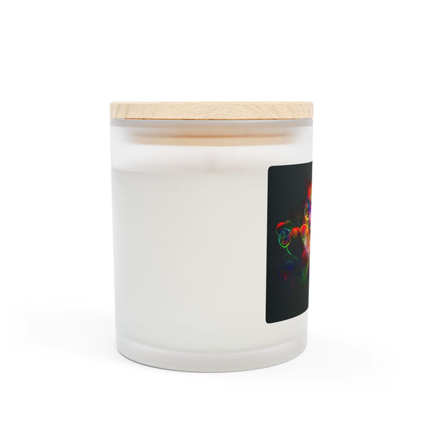 Jumbie Love Frosted Glass Candle, 11oz Heart v1