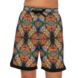 Owl Basketball Rib Shorts (AOP)