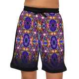 Metatron Cube Basketball Rib Shorts (AOP)