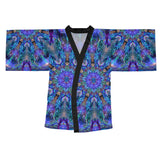 Bohemian Long Sleeve Kimono Robe - Vibrant Mandala Design