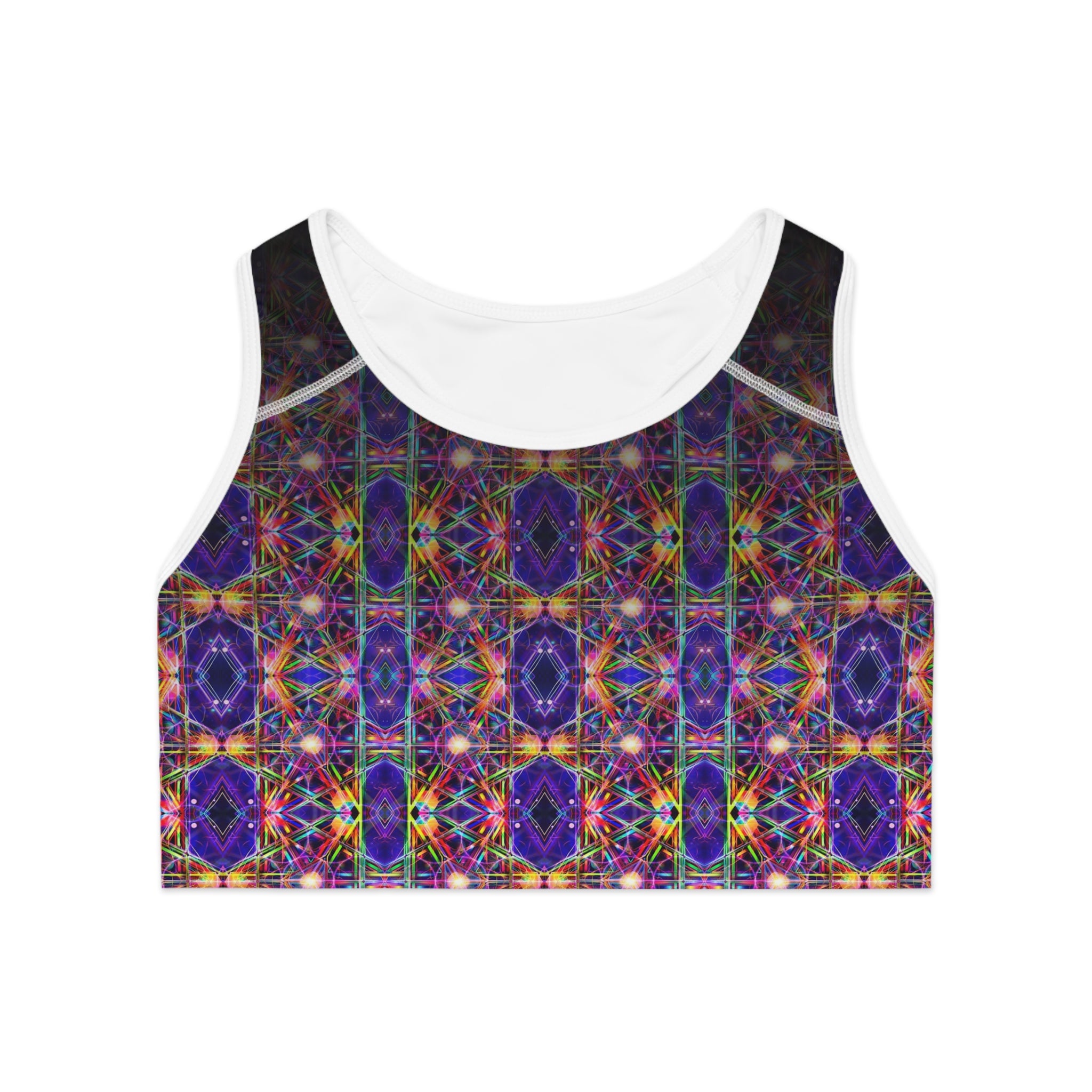 Metatron Cube REPEAT sports bra Sports Bra for Active Lifestyle