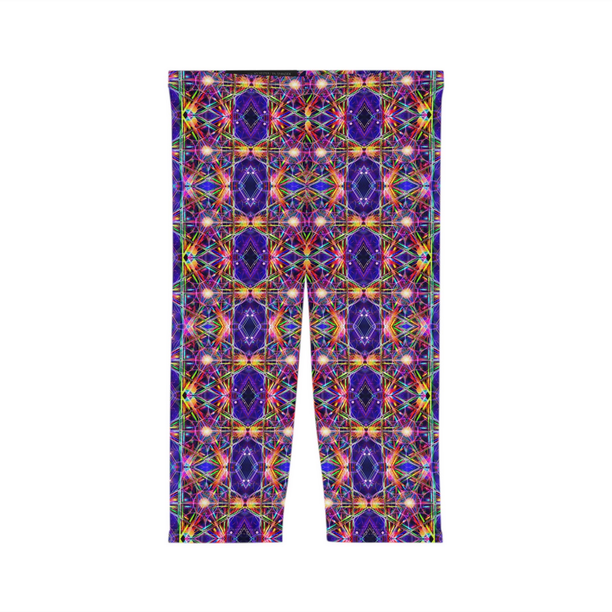 Metatron Cube REPEAT Women’s Capri Leggings