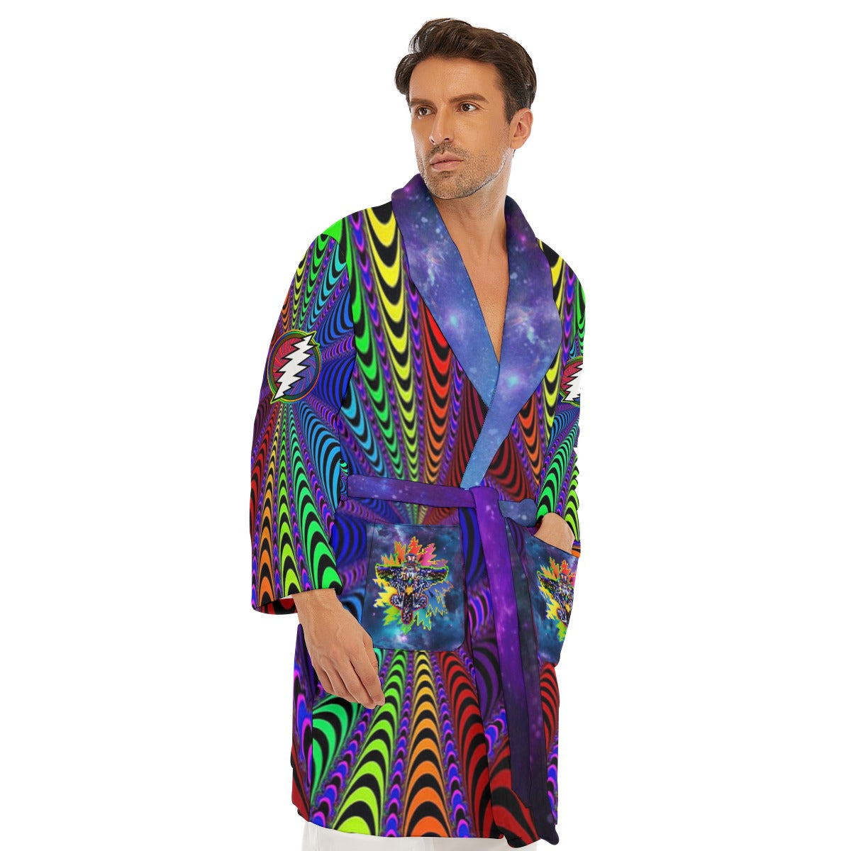 Men's Electric Fleece Robe