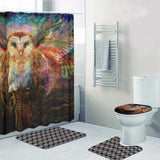 Jumbie Four-piece Bathroom Set - Owl