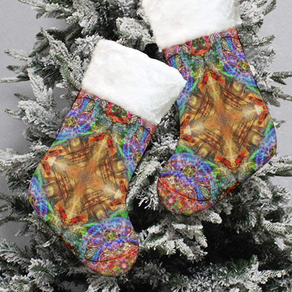 Jumbie Stocking With Plush Cuff - Ganesha Repeatable