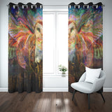 Jumbie Blackout UV Grommet Curtains - Owl v1