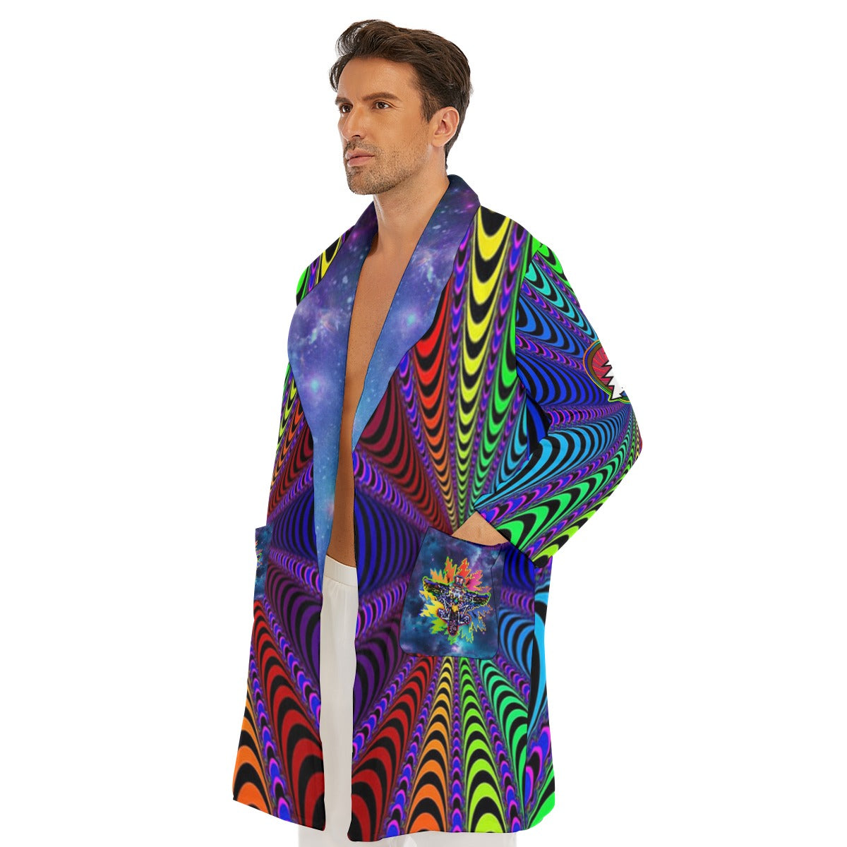 Men's Electric Fleece Robe