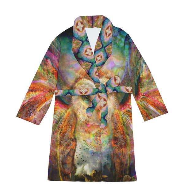 Jumbie Borg Fleece Robe - Owl