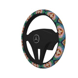 Jumbie All-over Print Steering Wheel Cover - Owl Repeatable