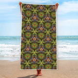 Rectangular Earth Beach Towel