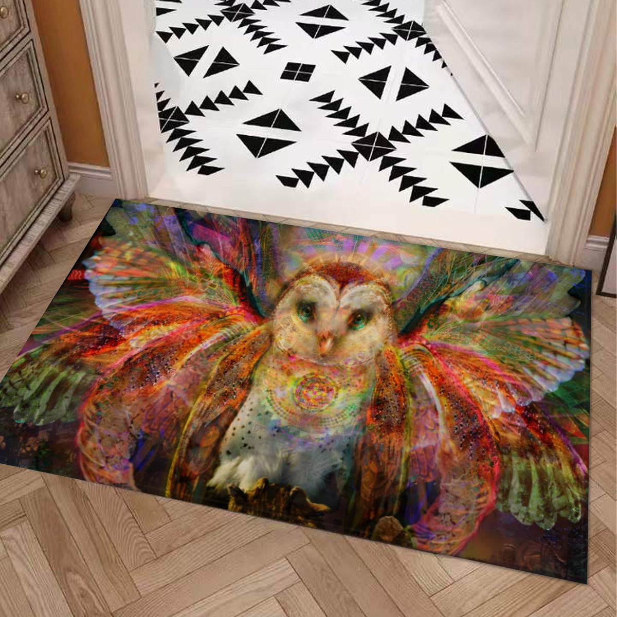 Jumbie Door Mat - Owl