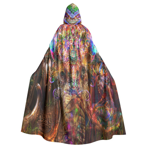 Jumbie Unisex Hooded Cloak | Microfiber - Ganesha