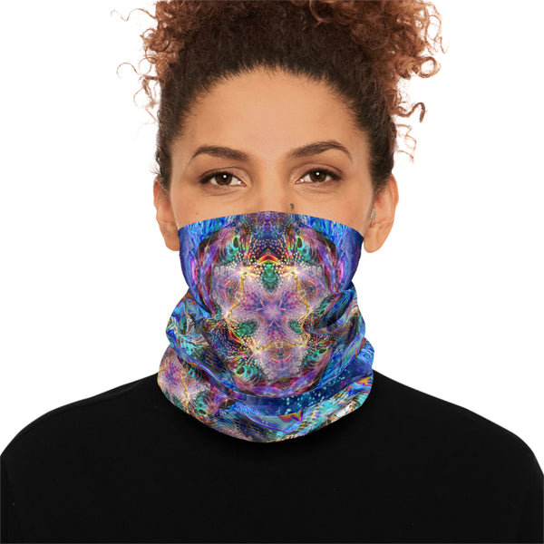 Jumbie Double Sized Lightweight Neck Gaiter Water Goddess