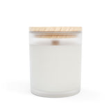 Jumbie Love Frosted Glass Candle, 11oz Heart v1