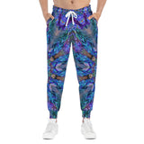 Celestial Vibes Athletic Joggers - Colorful Cosmic Design for Gym and Lounge