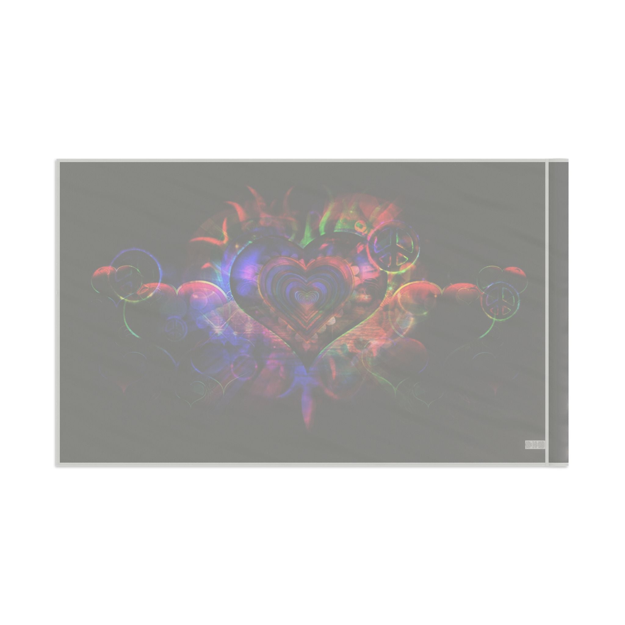 Jumbie Love Flag Single Sided Heart v1