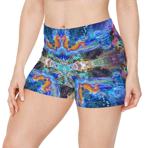 Jumbiie Women's Shorts - JL Remix - Water Goddess