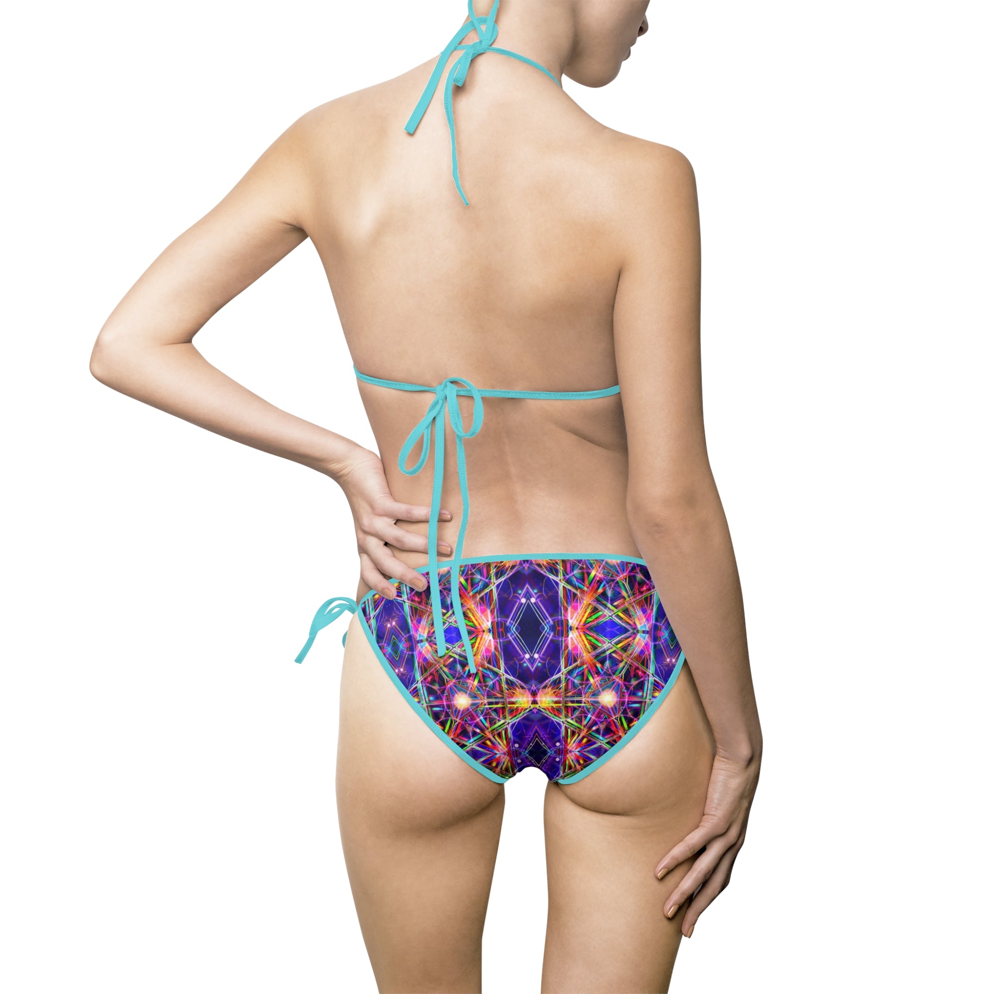 Metatron Cube V2 Bikini Swimsuit - Summer Vibes