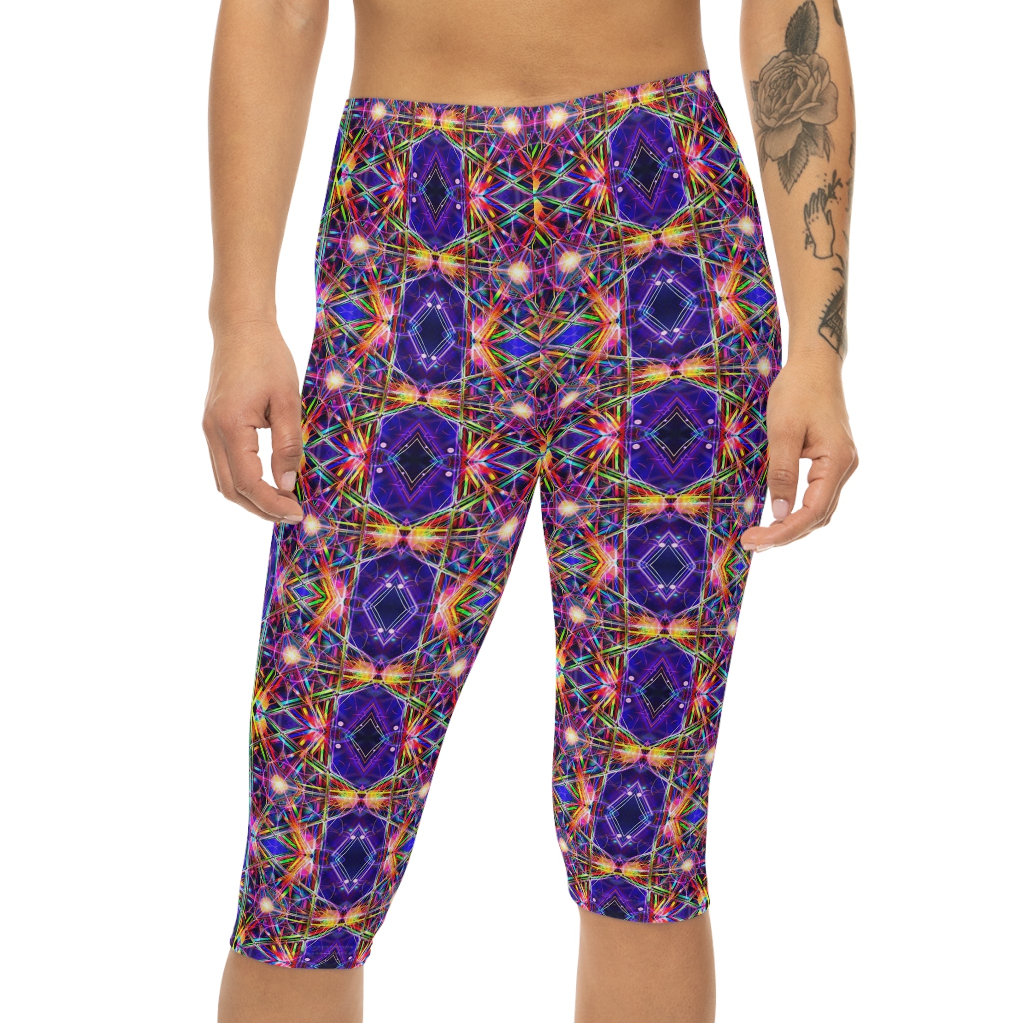 Metatron Cube REPEAT Women’s Capri Leggings
