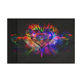 Jumbie Love Flag Single Sided Heart v1