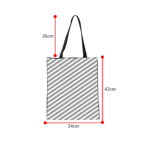 Jumbie Double-Sided Printed Canvas Bag - Padma Repeatable