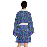 Bohemian Long Sleeve Kimono Robe - Vibrant Mandala Design