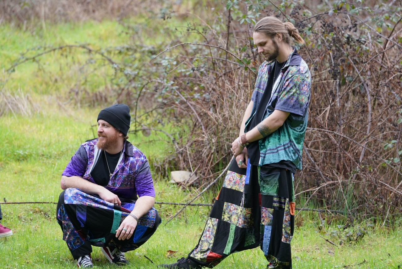 Bamboo & Velvet Jumbie Djinni - Harem Pants : EARTH